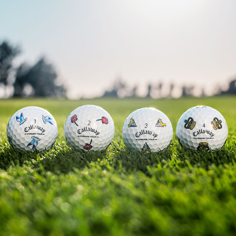 Chrome Tour Major Series: July Major Golf Balls - View 2