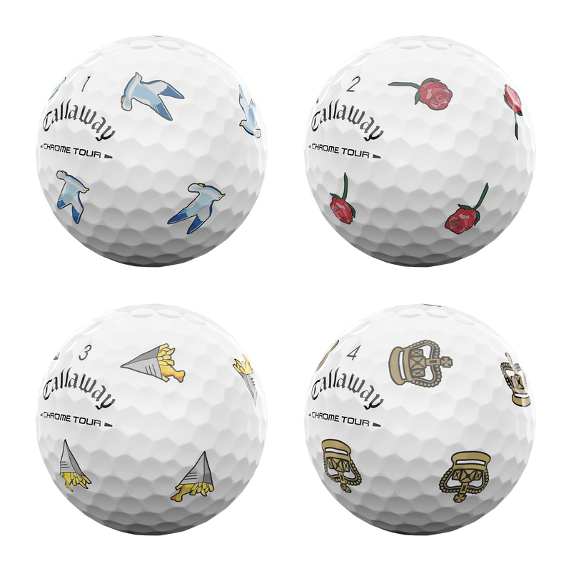 Chrome Tour Major Series: July Major Golf Balls - View 4
