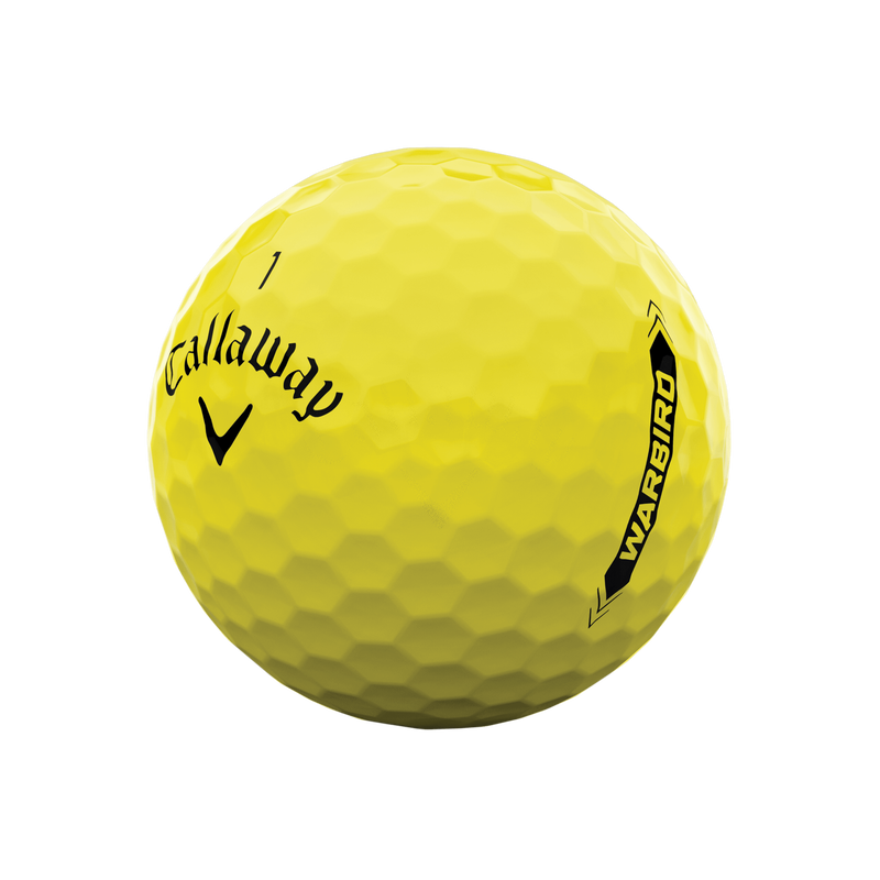2023 Warbird Yellow Golf Balls - View 2