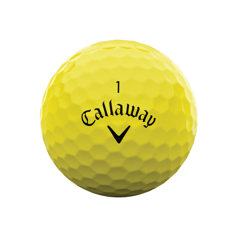 2023 Warbird Yellow Golf Balls - View 3