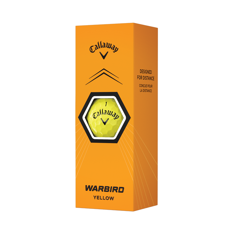 2023 Warbird Yellow Golf Balls - View 4