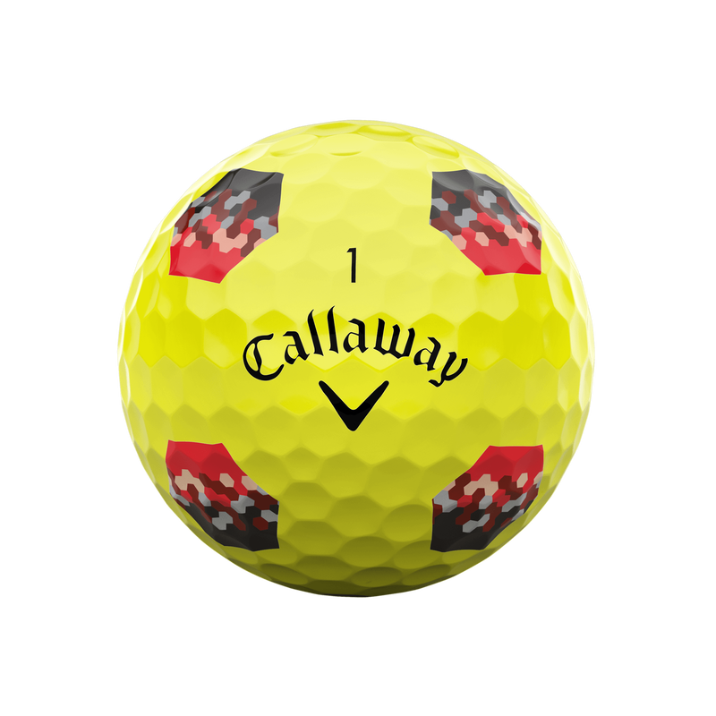 Ballons de golf Chrome Soft TruTrack Jaune - View 3