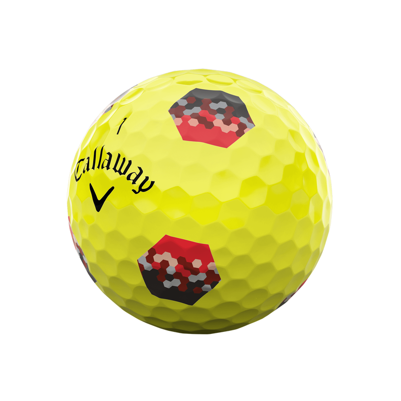 Balles de Golf Chrome Tour X TruTrack Jaunes - View 2