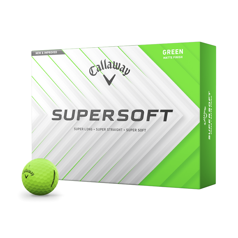 Balles de golf Supersoft Matte Green - View 1