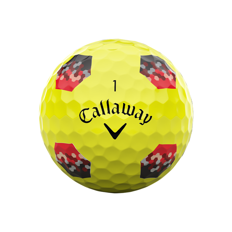 Chrome Tour TruTrack Yellow Golf Balls - View 4