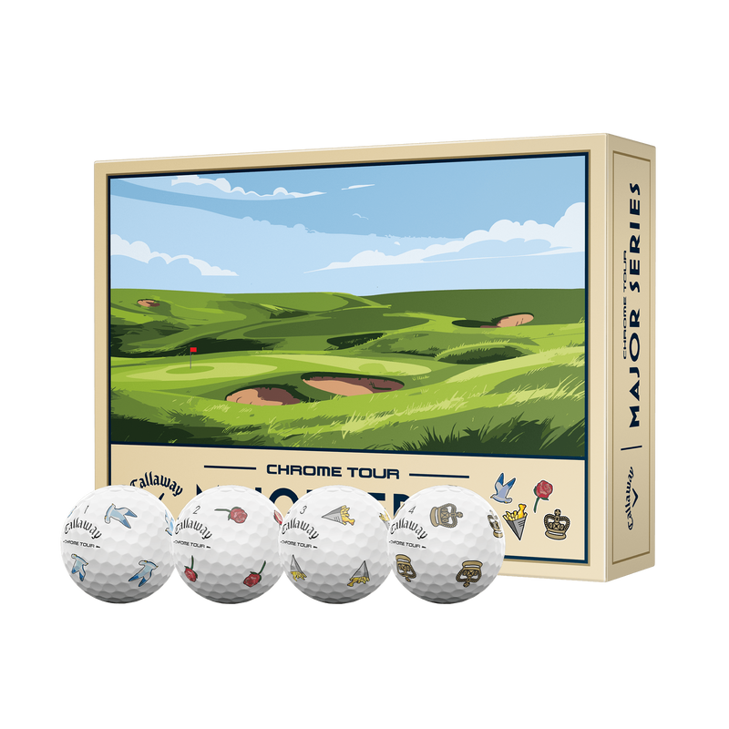 Chrome Tour Major Series: July Major Golf Balls - View 1