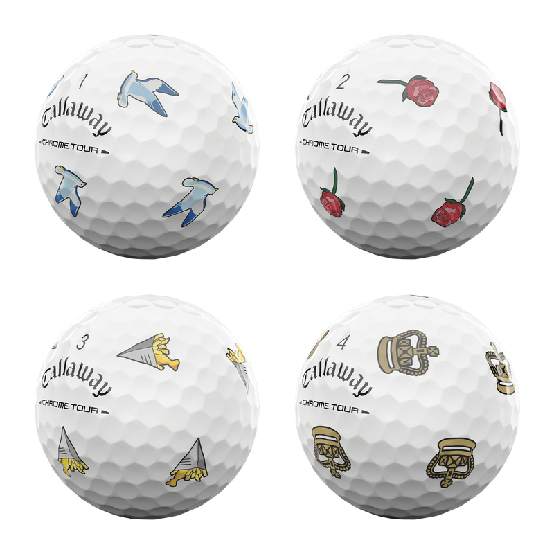 Chrome Tour Major Series: July Major Golf Balls - View 4