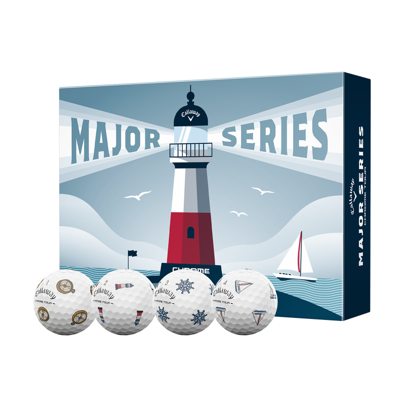 Chrome Tour Major Series: June Major Golf Balls - View 1
