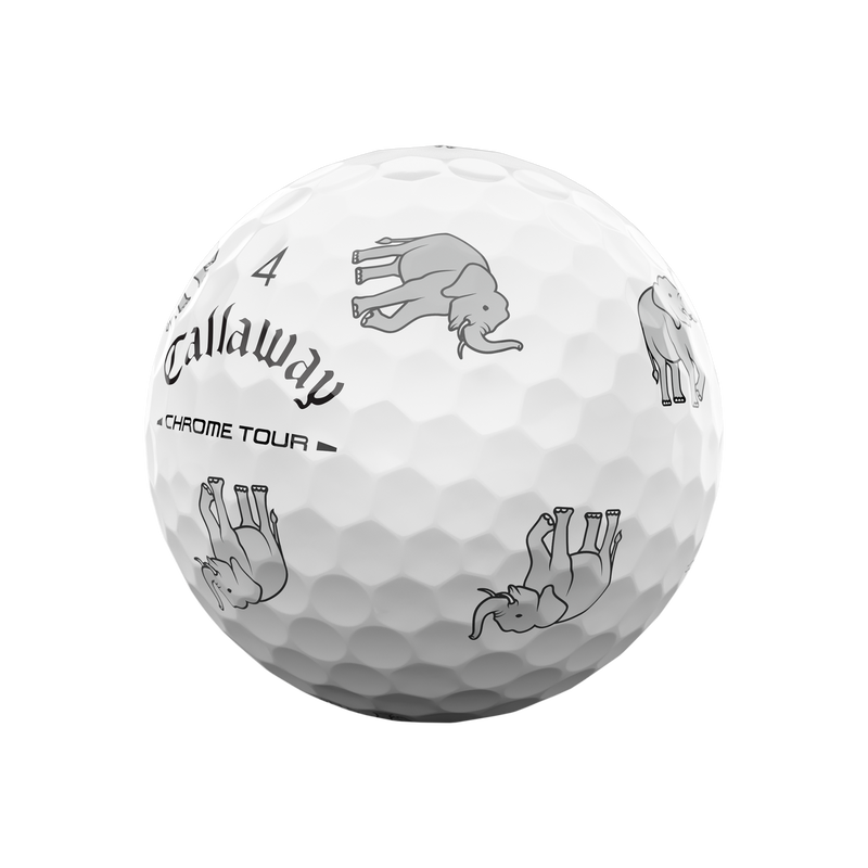 Chrome Tour Wild Animals Golf Balls - View 6