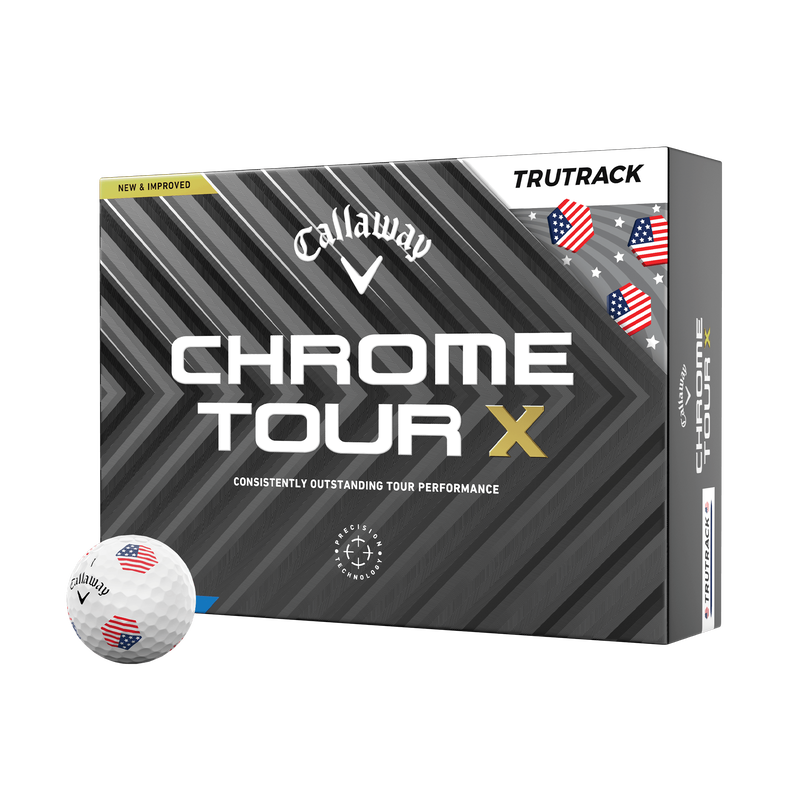 Balles de golf Chrome Tour X USA TruTrack - View 1