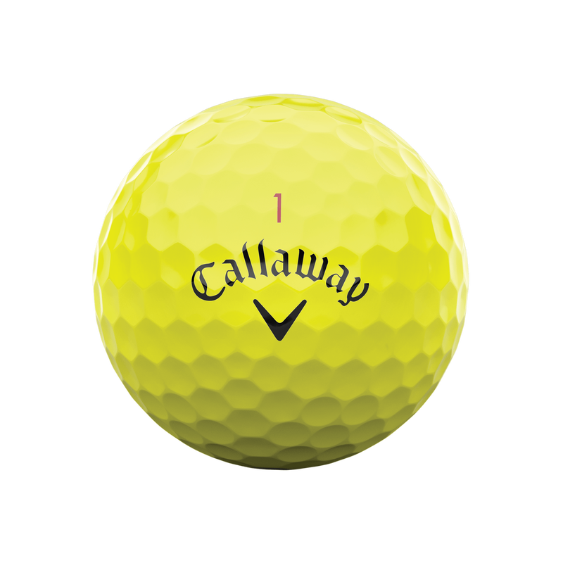 Balles de golf Chrome Tour X Yellow - View 3