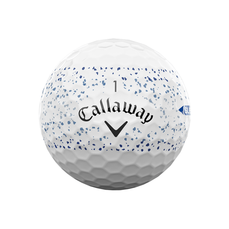 Ballons de golf Supersoft Splatter 360 Blue - View 3