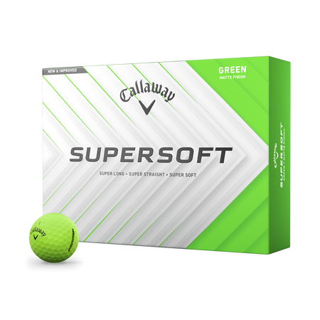 Balles de golf Supersoft Matte Green