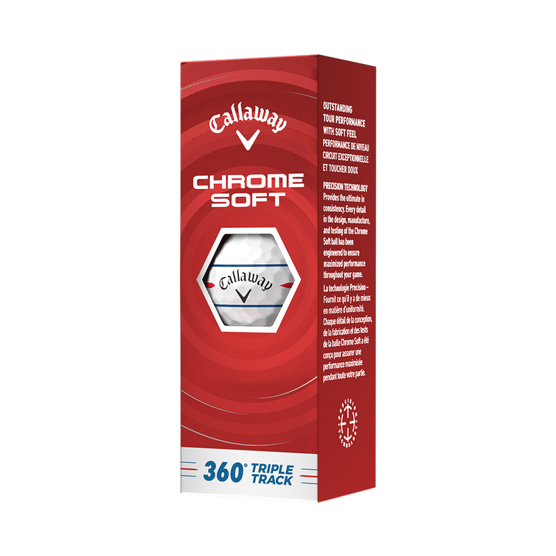 Chrome Soft 360 Triple Track Golf Balls - View 6