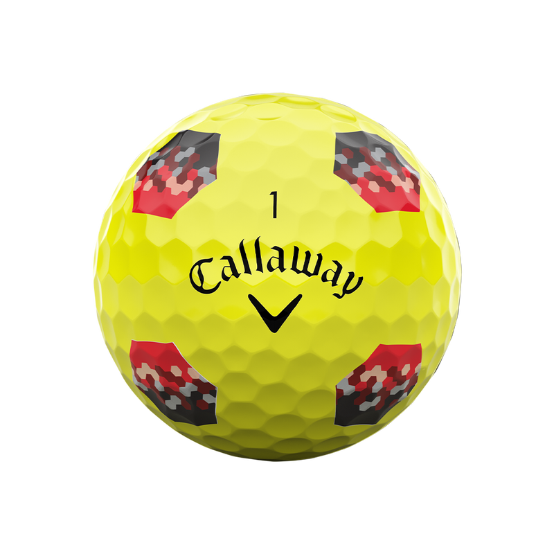 Chrome Tour TruTrack Yellow Golf Balls - View 4