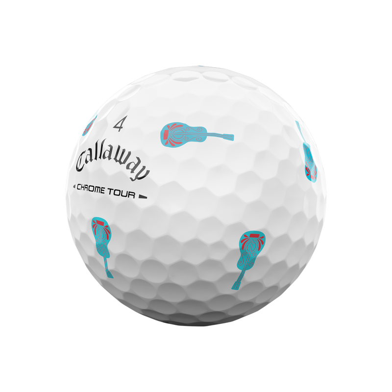 Chrome Tour Aces and Amigos Golf Balls - View 10