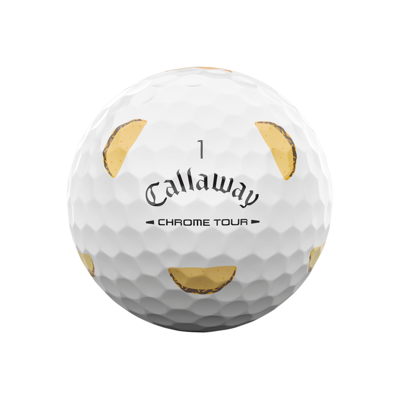 Chrome Tour Aces and Amigos Golf Balls - View 3