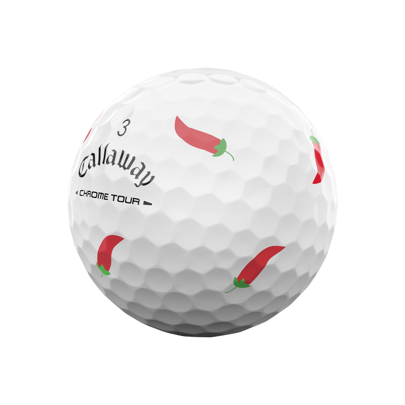 Chrome Tour Aces and Amigos Golf Balls - View 8