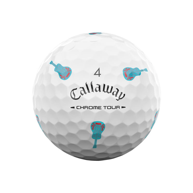 Chrome Tour Aces and Amigos Golf Balls - View 9