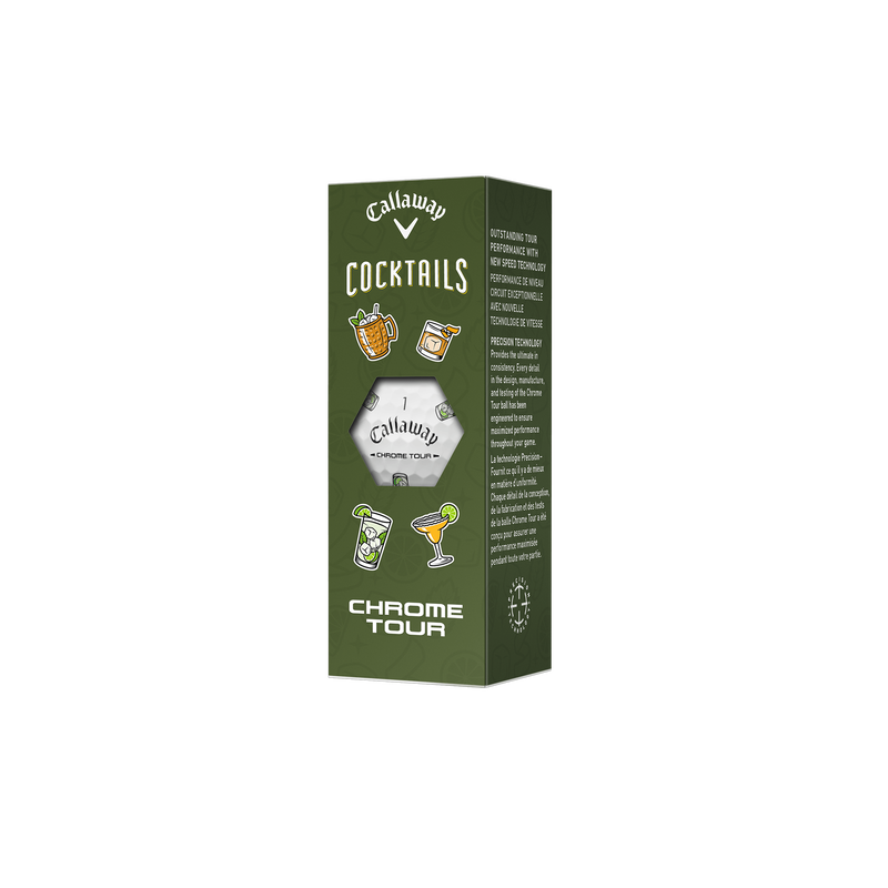 Chrome Tour Cocktails Golf Balls - View 7