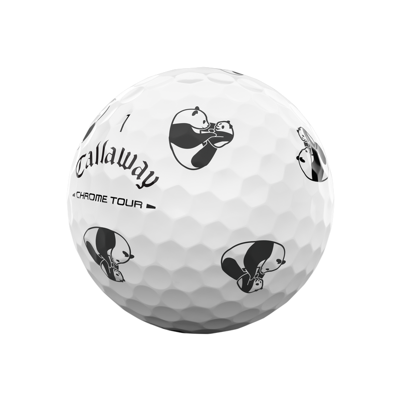 Chrome Tour Panda Golf Balls - View 3