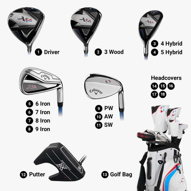Men's XR 13-Piece Long Length Complete Set - View 4