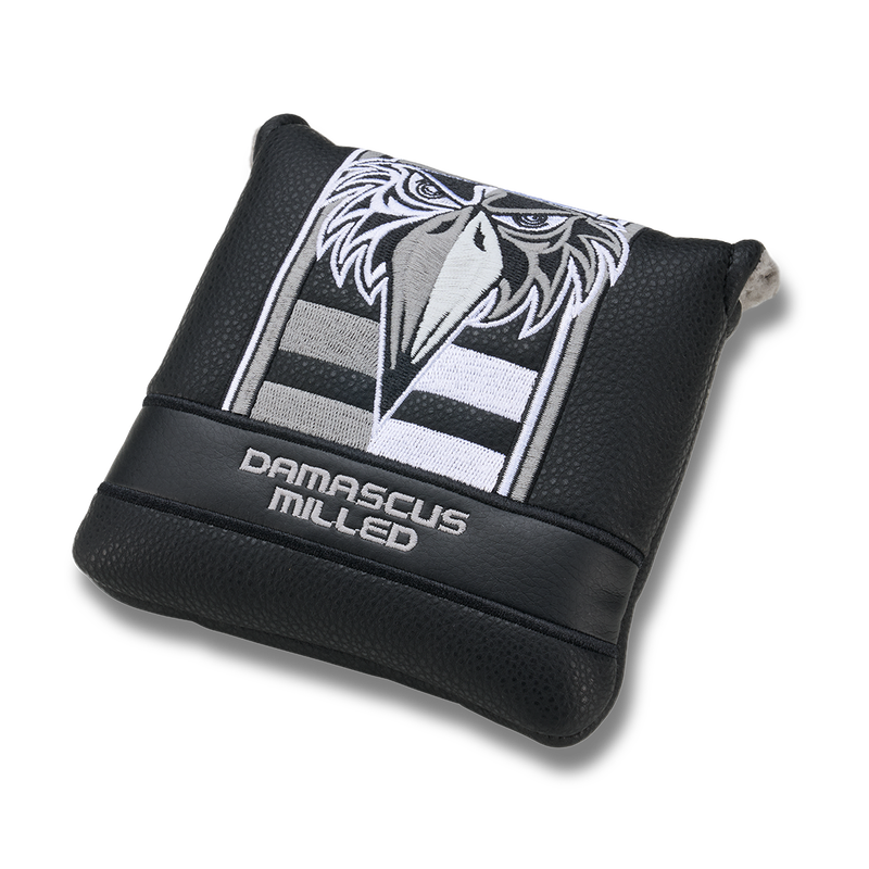 Damascus Milled Jailbird Mini Double Bend Putter - View 7