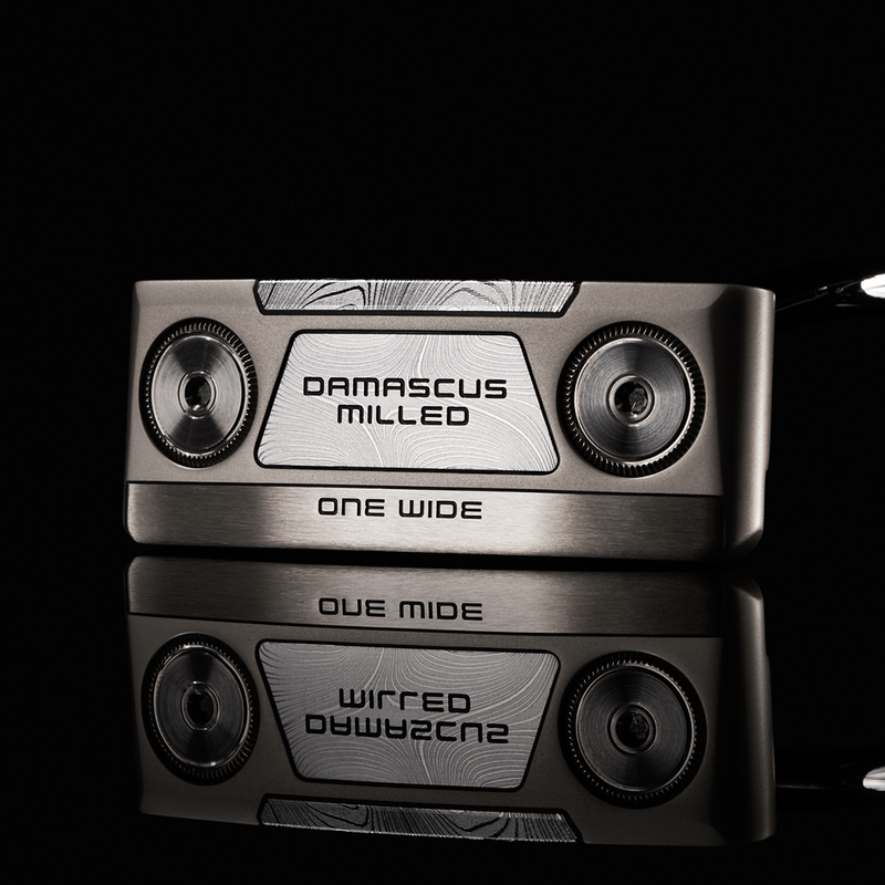 Damascus Milled One Wide Single Bend Putter - View 1