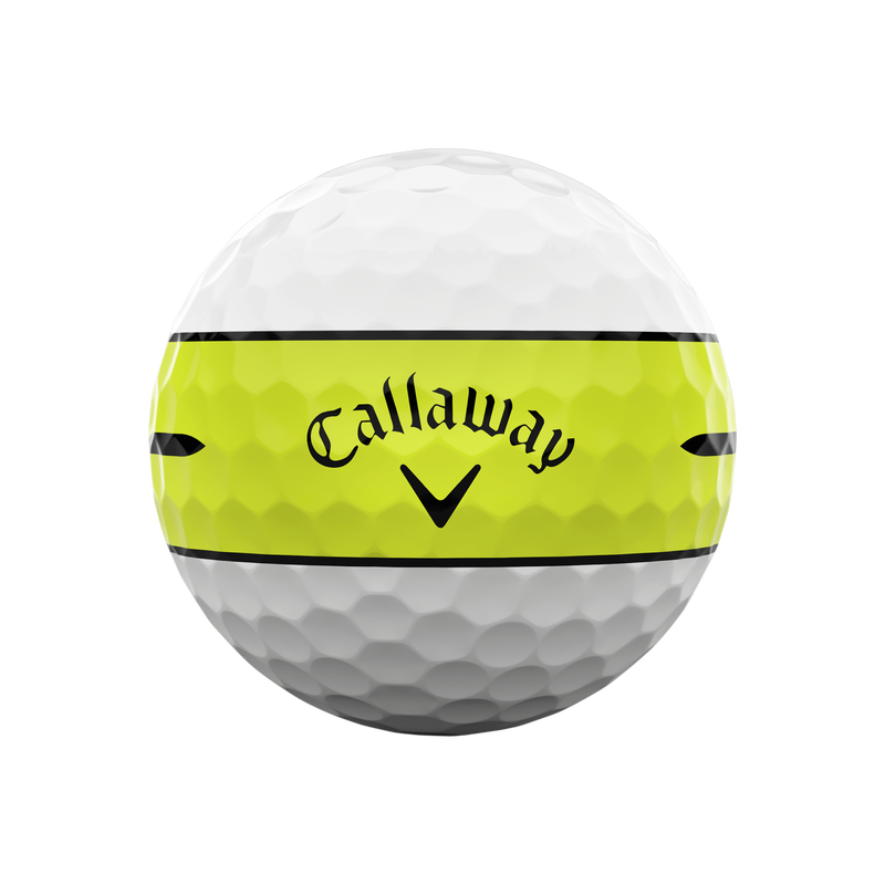 Balles de golf Chrome Soft 360 bande jaune - View 3
